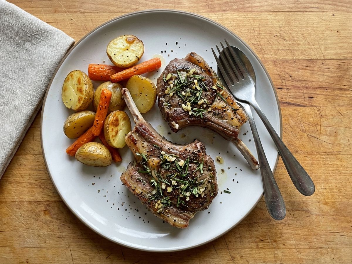 Herb-Crusted Lamb Chops
