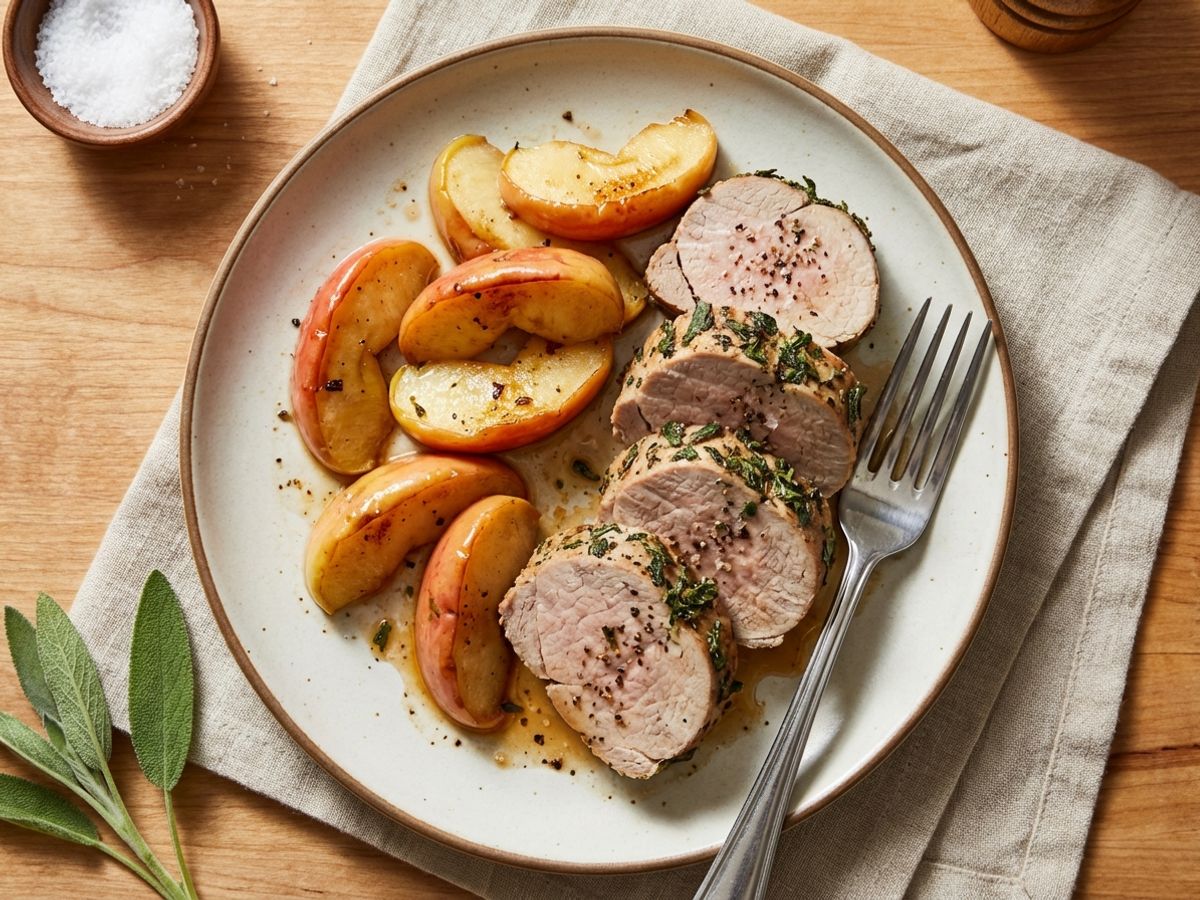 Pork Tenderloin with Apples
